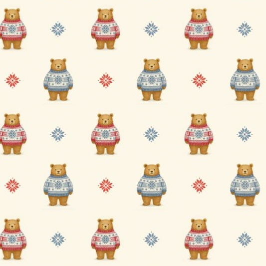 Beary Merry Long Sleeve Pajama Set