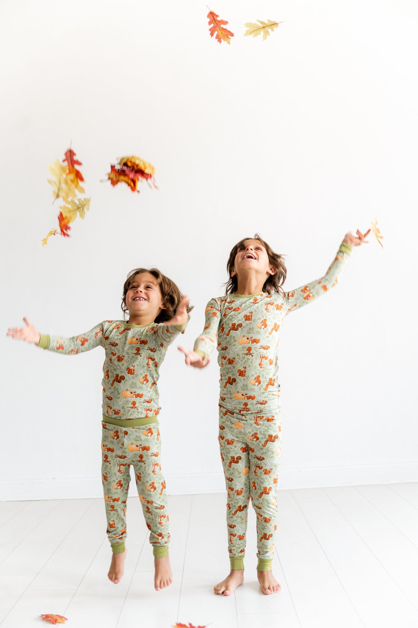 Silly Squirrels Long Sleeve Pajama Set
