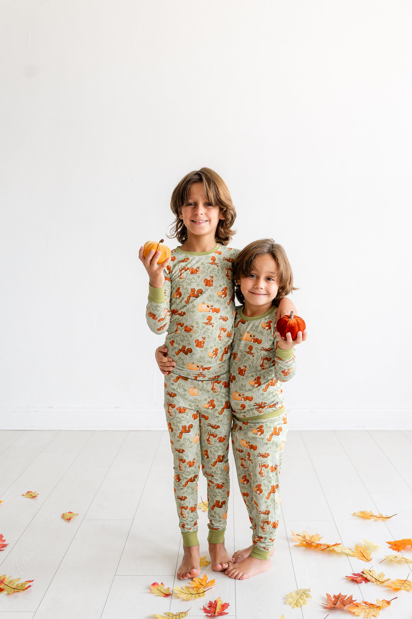 Silly Squirrels Long Sleeve Pajama Set