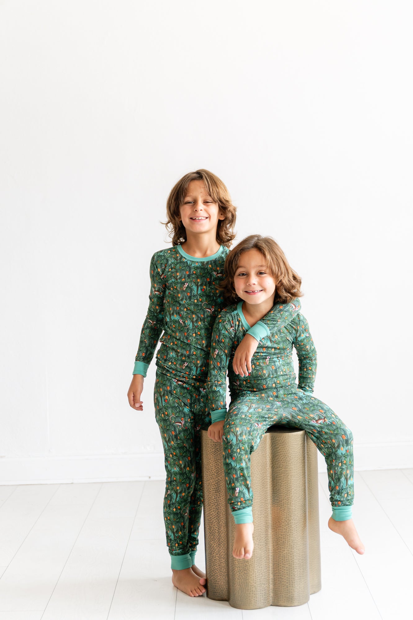 Monkey Business Long Sleeve Pajama Set
