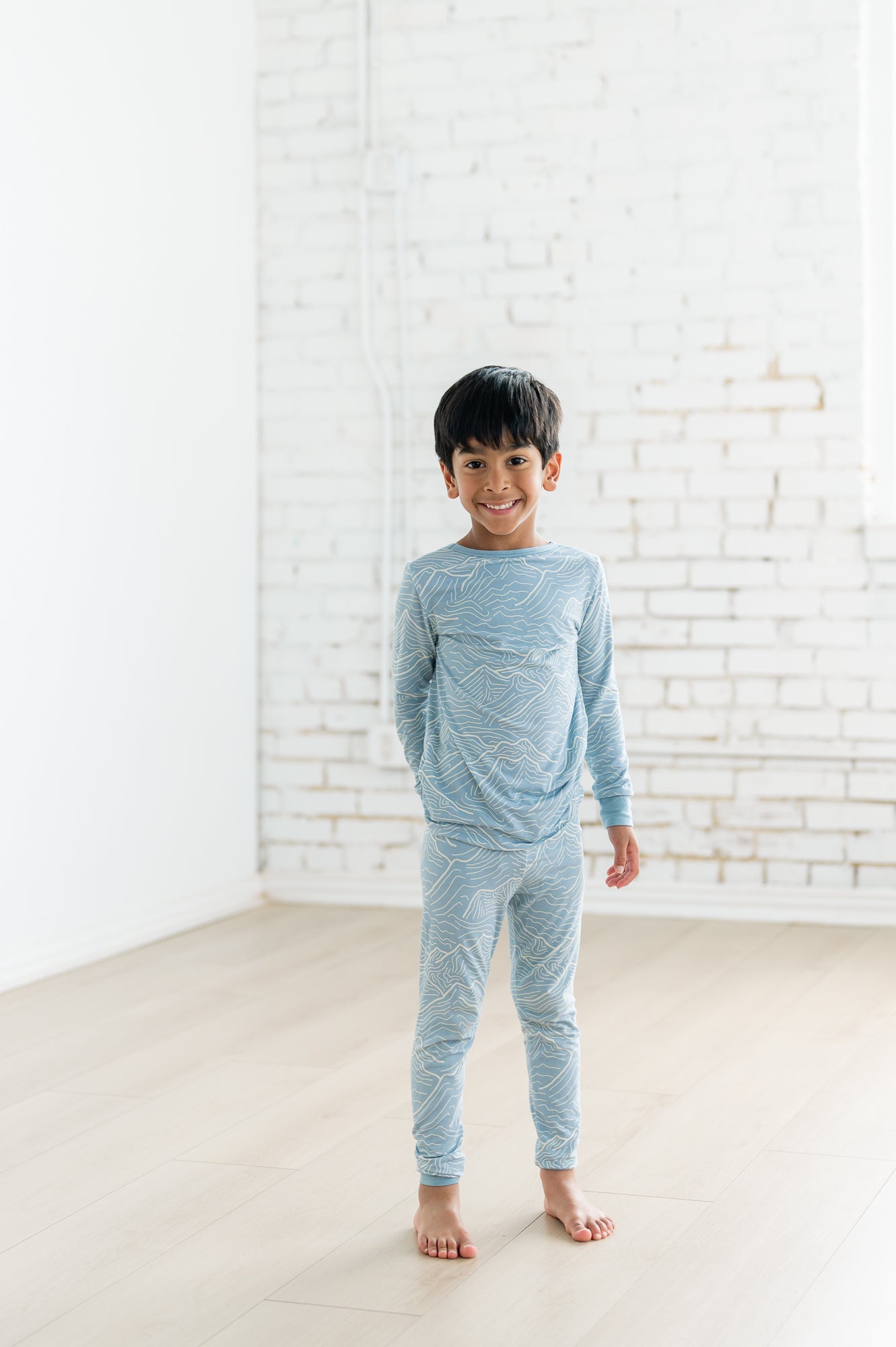 Mountain Mist Long Sleeve Pajama Set