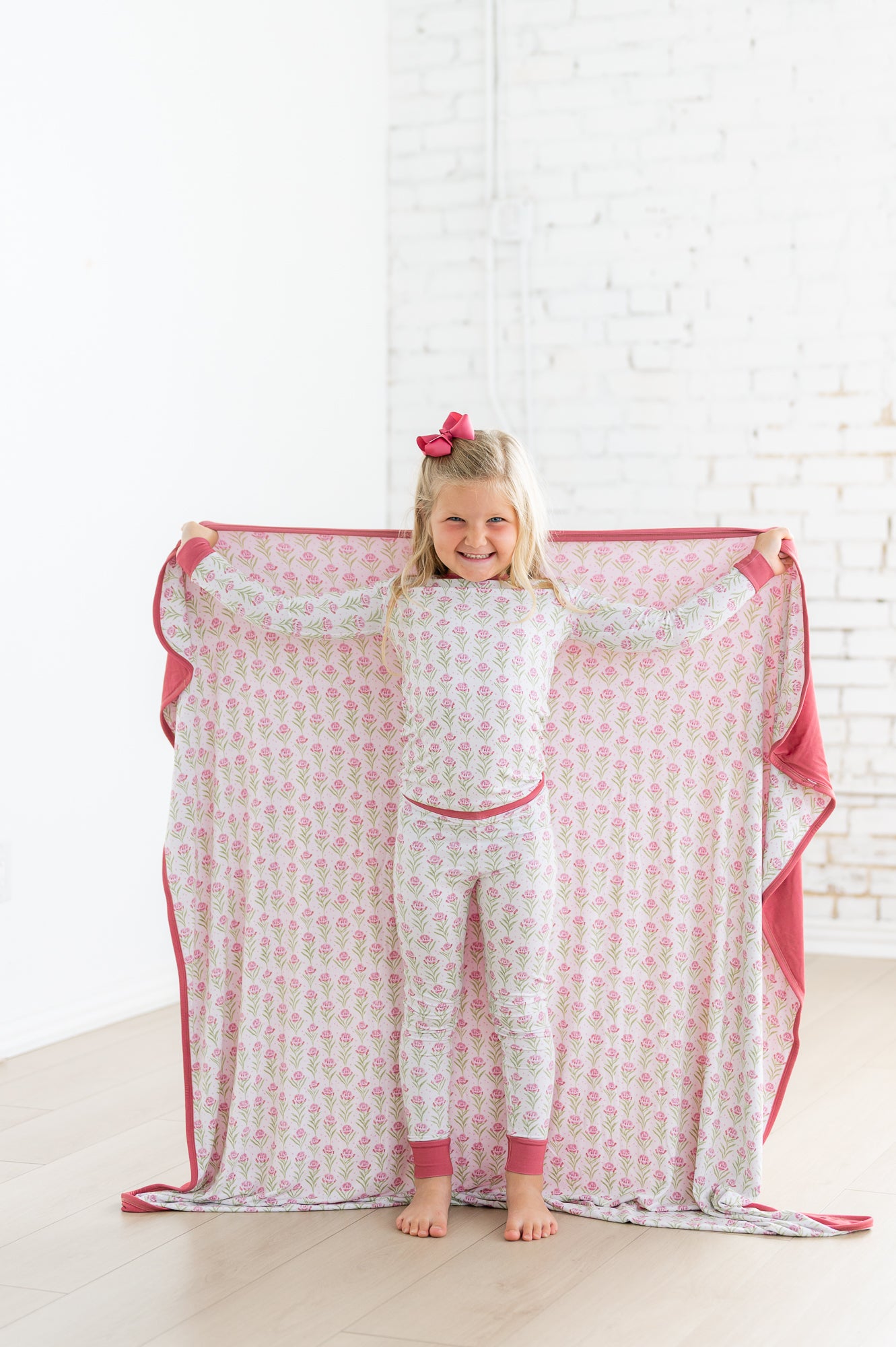 Blooms and Stars Long Sleeve Pajama Set