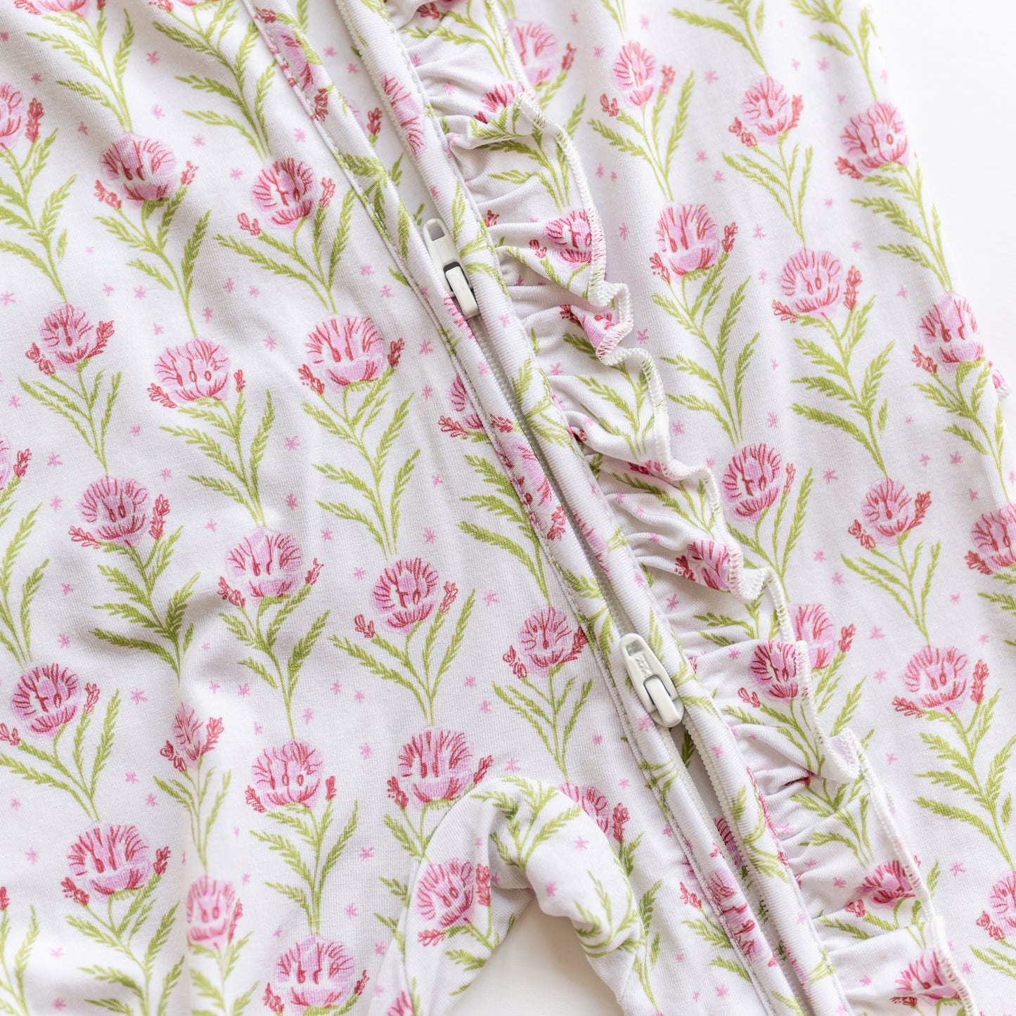 Blooms and Stars Convertible Ruffle Zippy