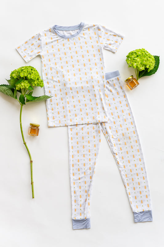 Buboodee Bumble Short Sleeve Pajama Set
