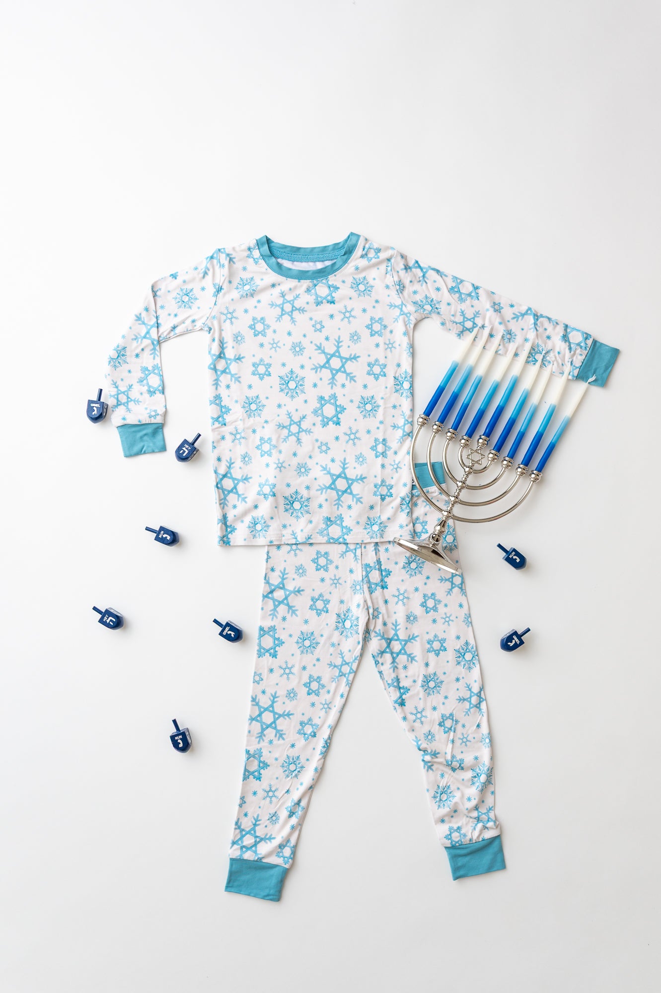 Starflake Snowflake Long Sleeve Pajamas
