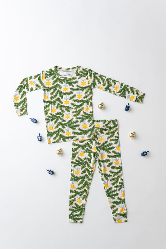 Happy Christmukkah! Long Sleeve Pajama Set