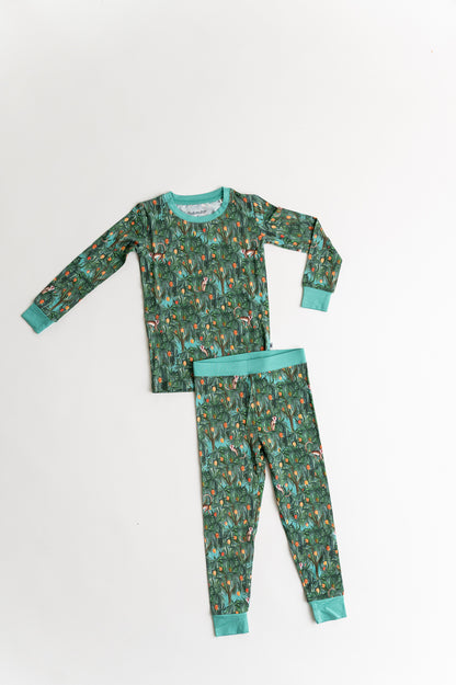 Monkey Business Long Sleeve Pajama Set