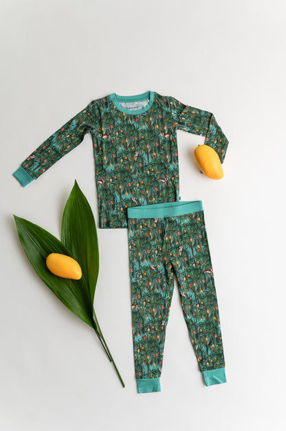 Monkey Business Long Sleeve Pajama Set