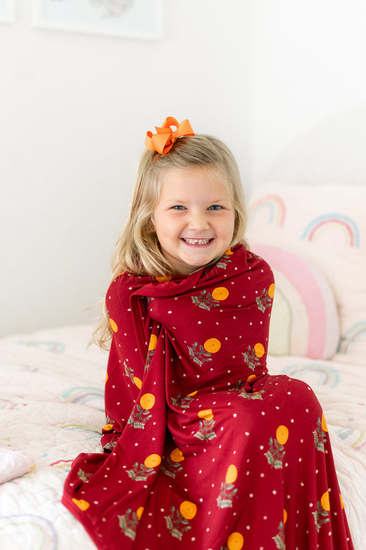 Golden Blooms "Huggy Me" Blanket