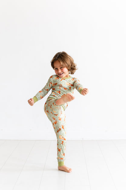 Silly Squirrels Long Sleeve Pajama Set