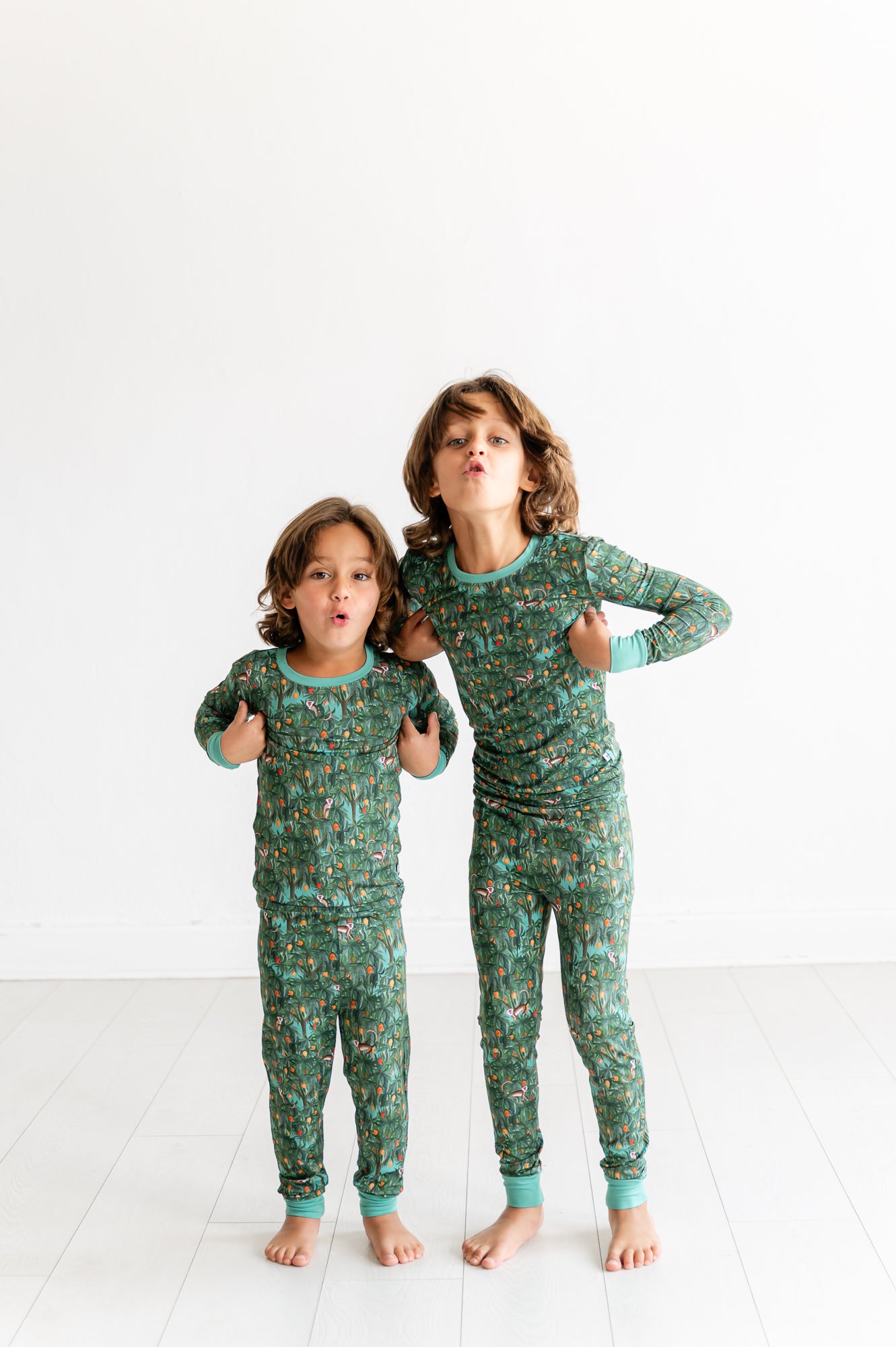 Monkey Business Long Sleeve Pajama Set