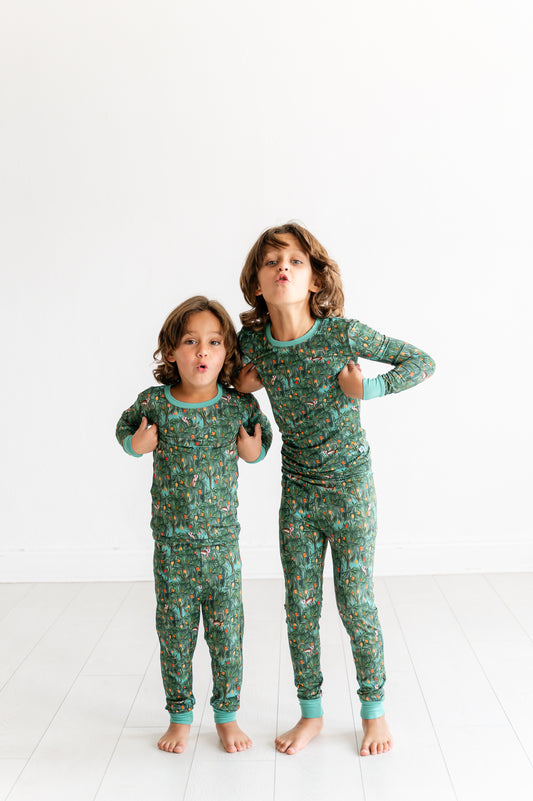 Monkey Business Long Sleeve Pajama Set