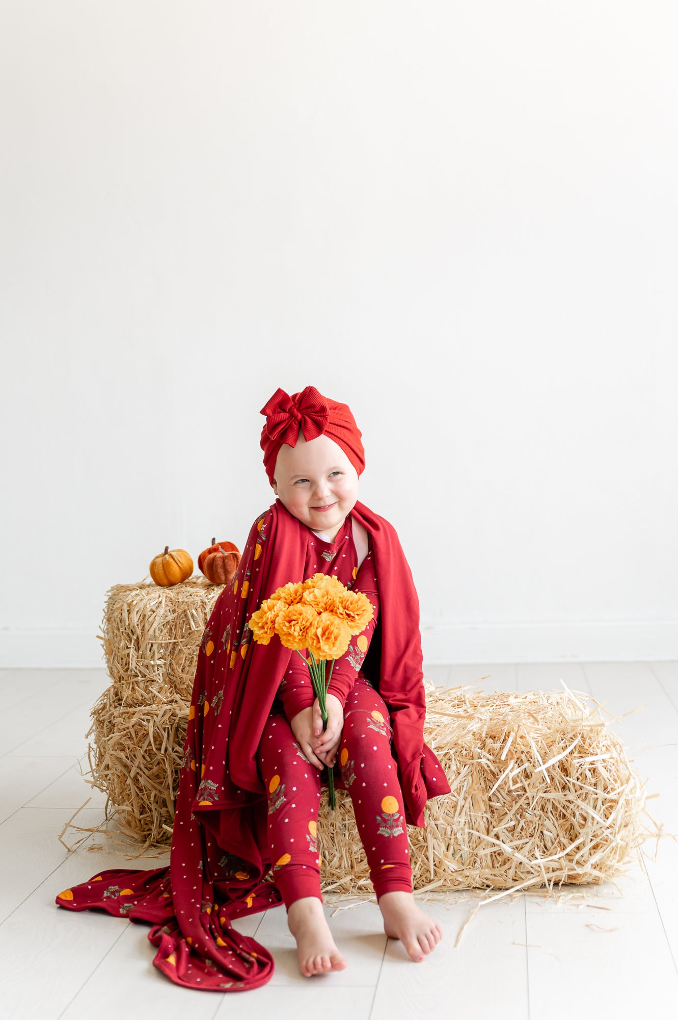 Golden Blooms "Huggy Me" Blanket