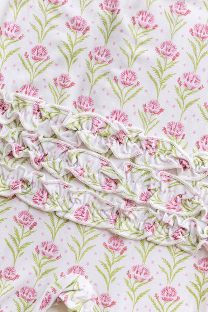 Blooms and Stars Convertible Ruffle Zippy