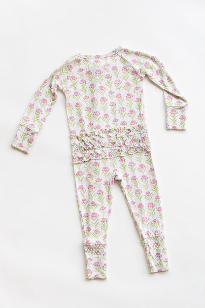 Blooms and Stars Convertible Ruffle Zippy